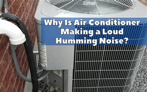 air conditioner makes buzzing noise when starting: Does this always indicate a malfunction?